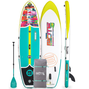 BOTE Breeze Aero 10'8" Inflatable SU Paddle Board Package - Native Spectrum